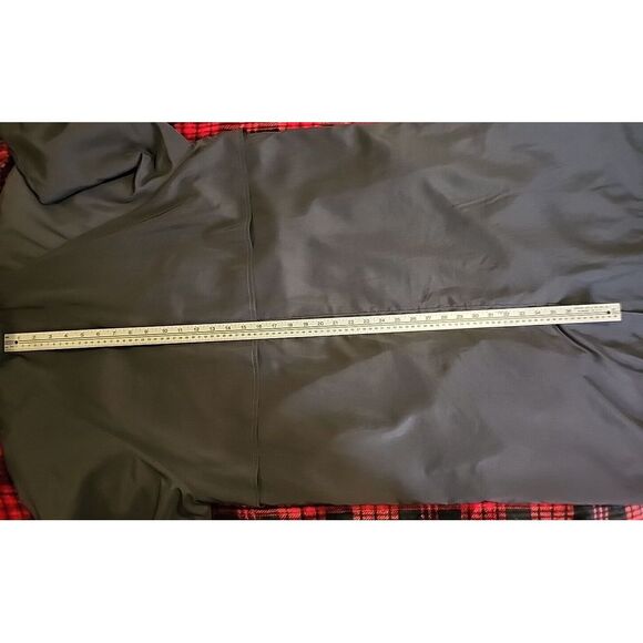 Vintage Jones New York‎ Wool Long Coat Petite XL Peacoat Black with Red Lining - Picture 15 of 15